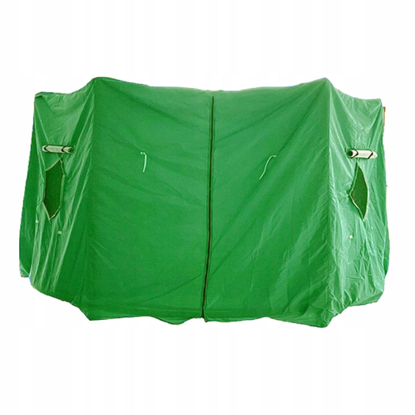 Trampoline Tent Outdoor Awning Canopy Cover Oxford Cloth Green 14FT 6 Poles Brand no brand