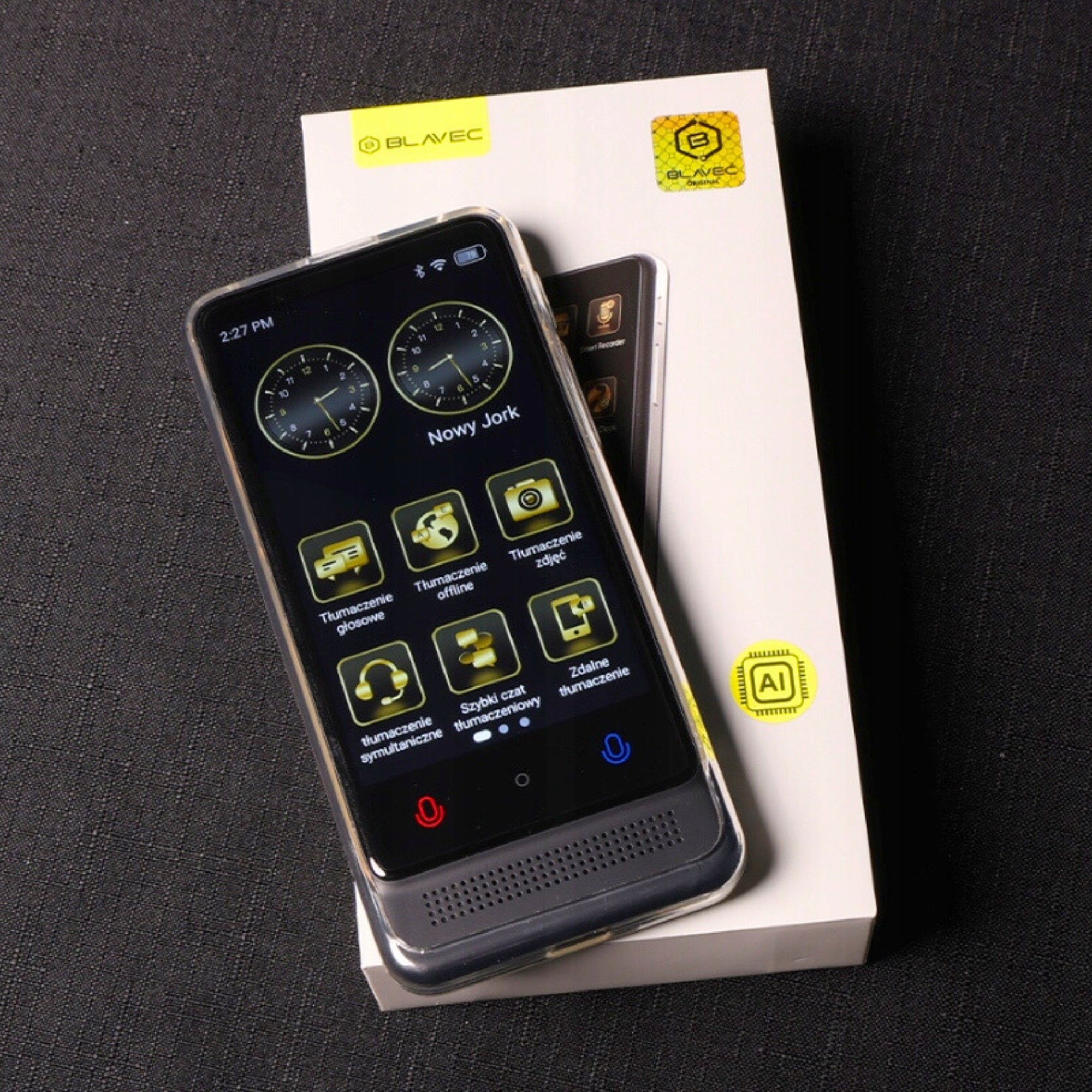 Translator Electronic AI without Internet Translator Speech Polish Offline Packaging status original