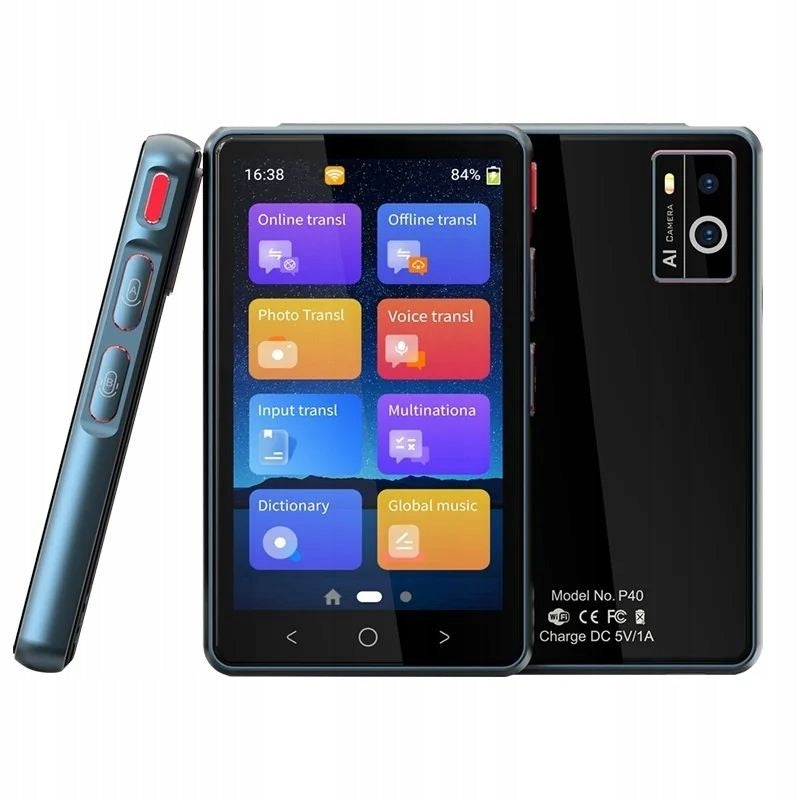 Translator P40p intelligent photo translator, polish menu