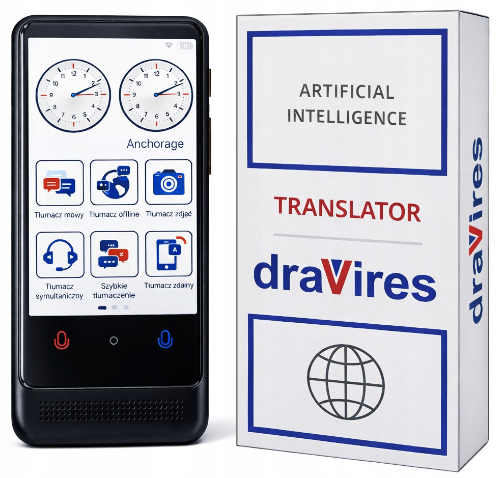 Translator draVires voice translator speech Polish works offline wifi