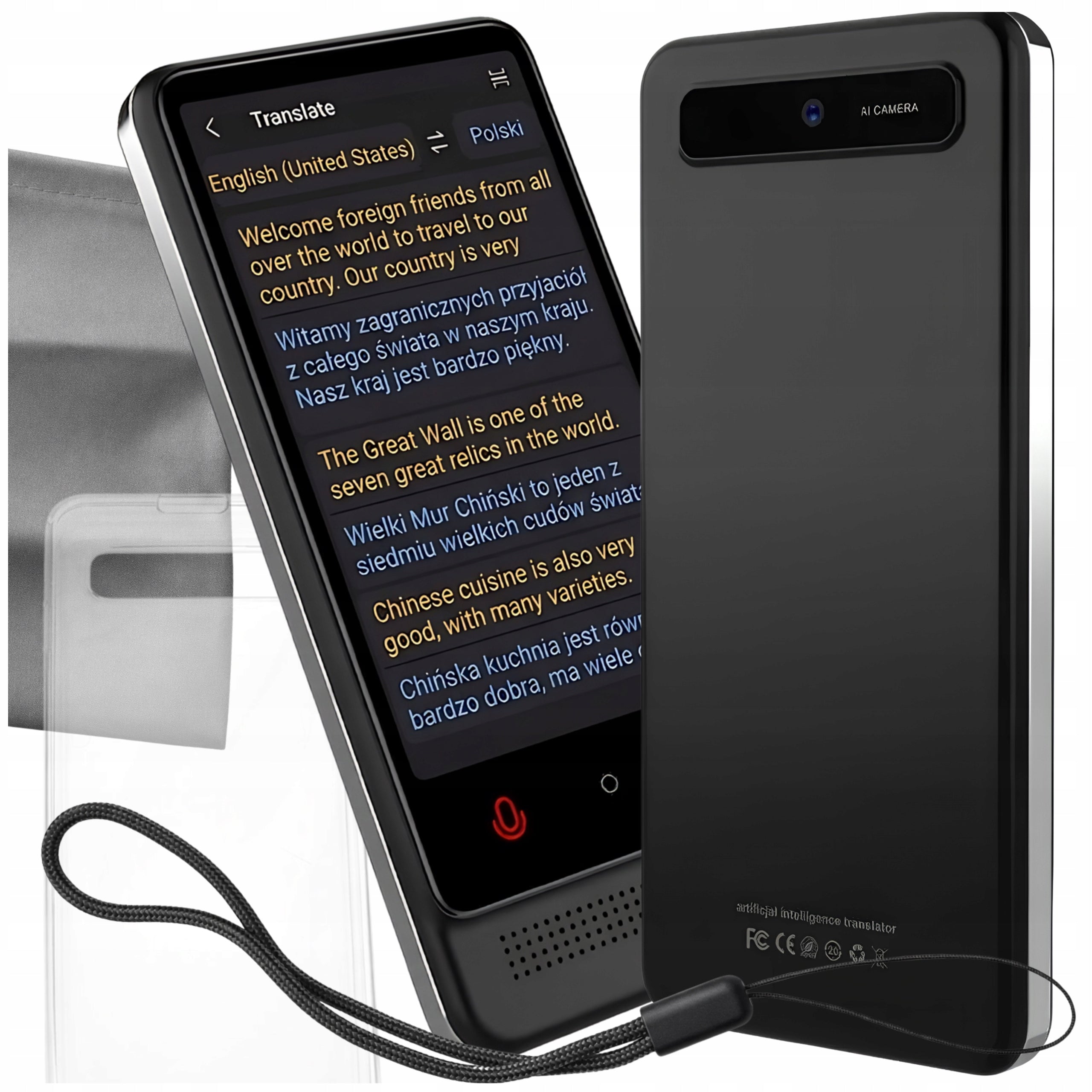 Translator translator Polish works without Internet offline wifi Set