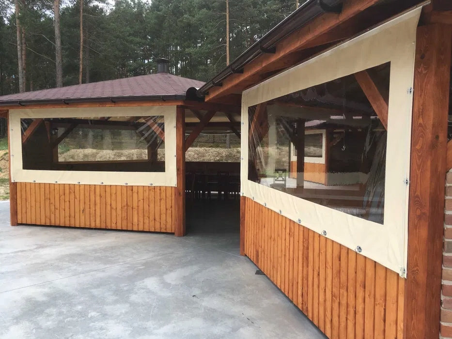 Transparent Tarpaulin, PVC Tarpaulin, Terrace and Gazebo Cover
