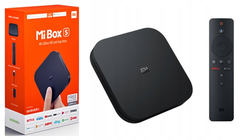 Transparent player Xiaomi Mi Box Smart Tv 4k 8 GB Model Mi Box Smart Tv 4k