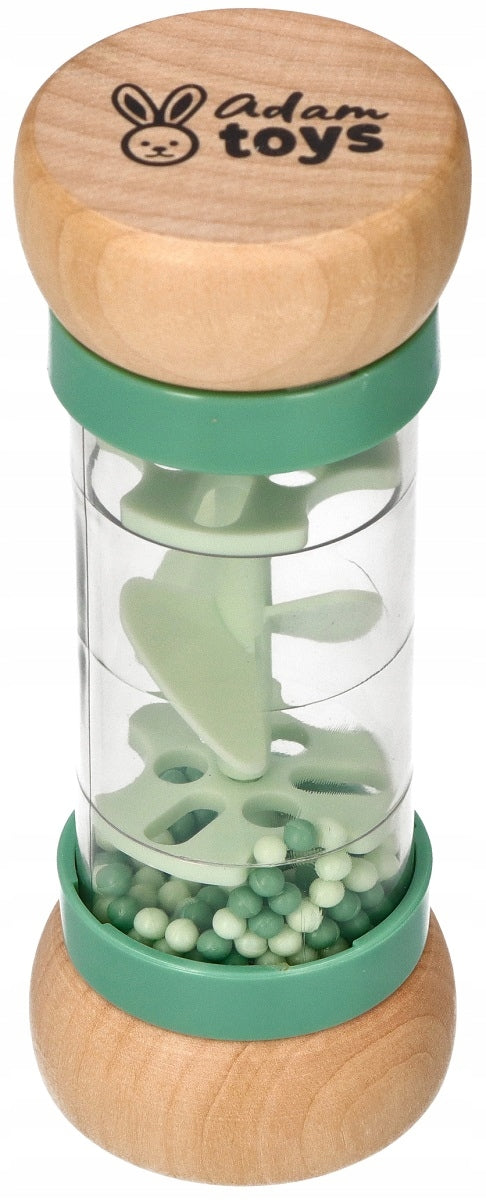 Transparent rain shower head for children Rattle Horse Tube with balls