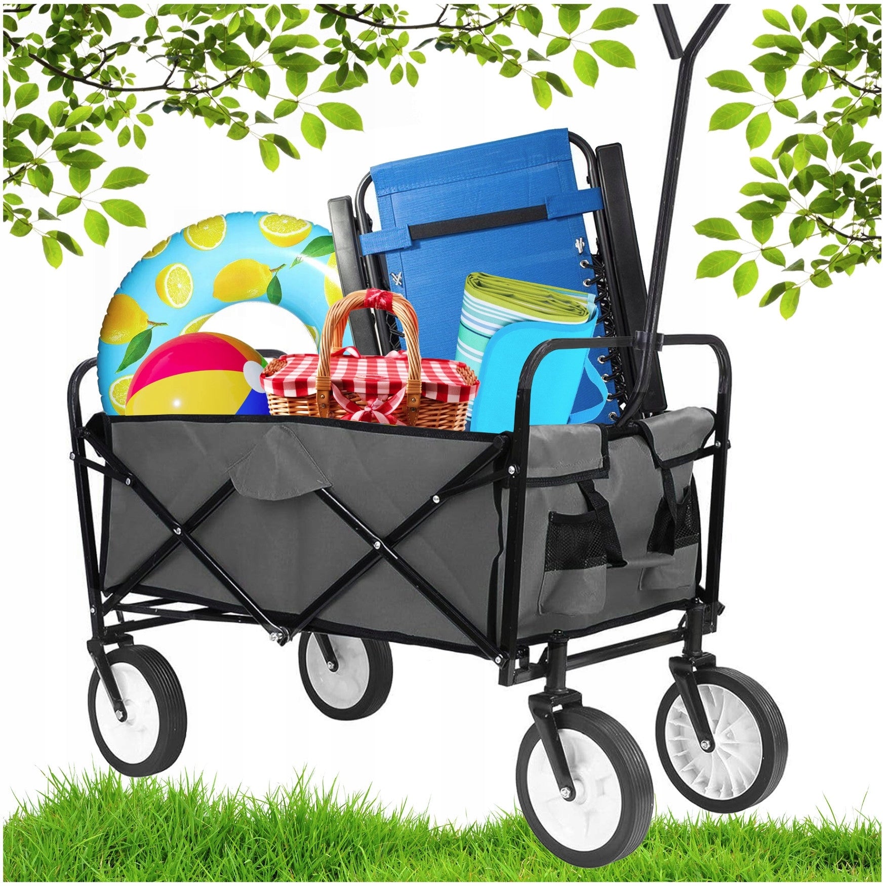 Transport CART Tourist Beach FOLDING Strong TRAILER Manufacturer code G-230