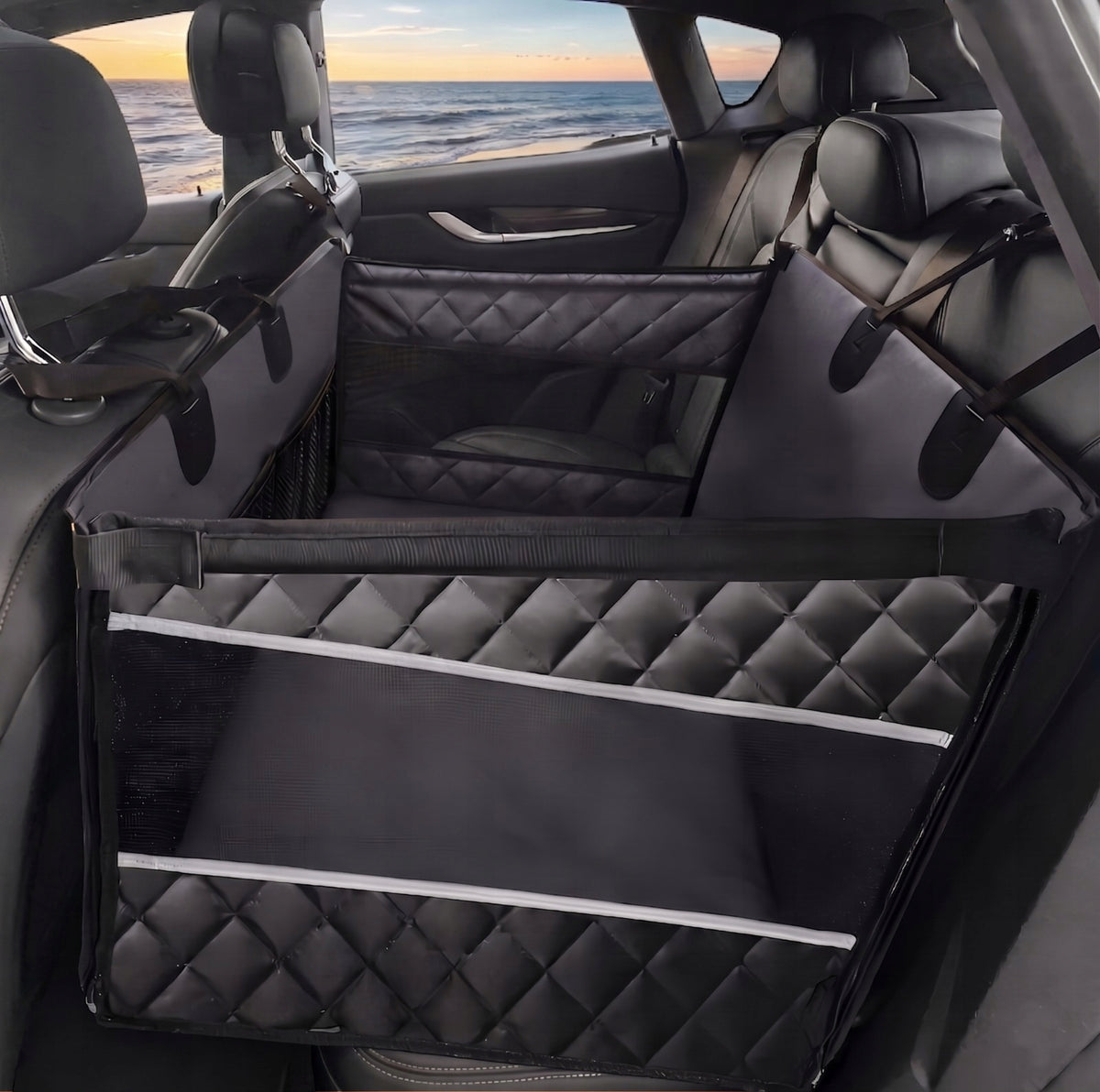 Transport Mat Psia Miłość – MAKSIU black with padded bottom 1/2couch Packaging status original
