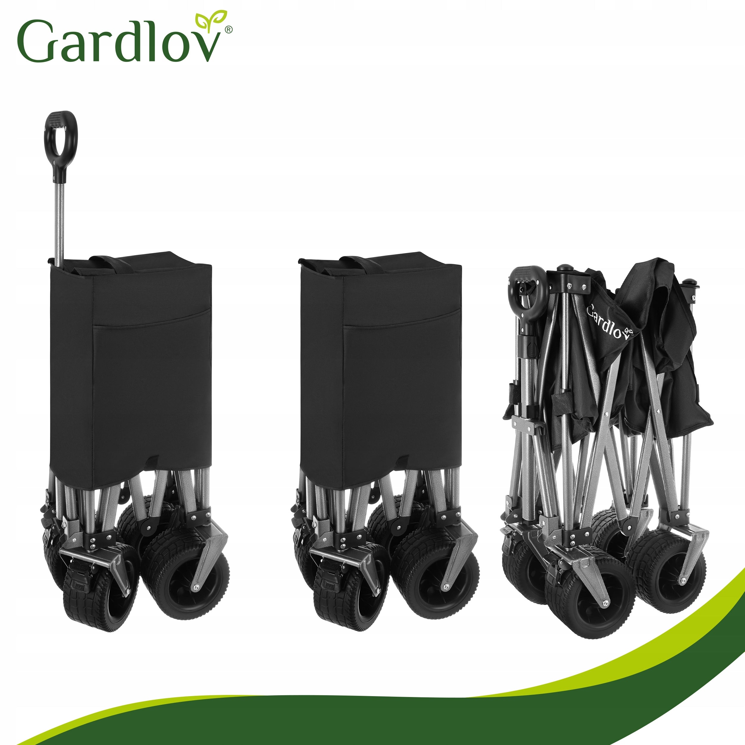 Transport Trolley Folding Garden Beach 200kg 150L Large Sand Wheels Product weight with unit packaging 9.65 kg