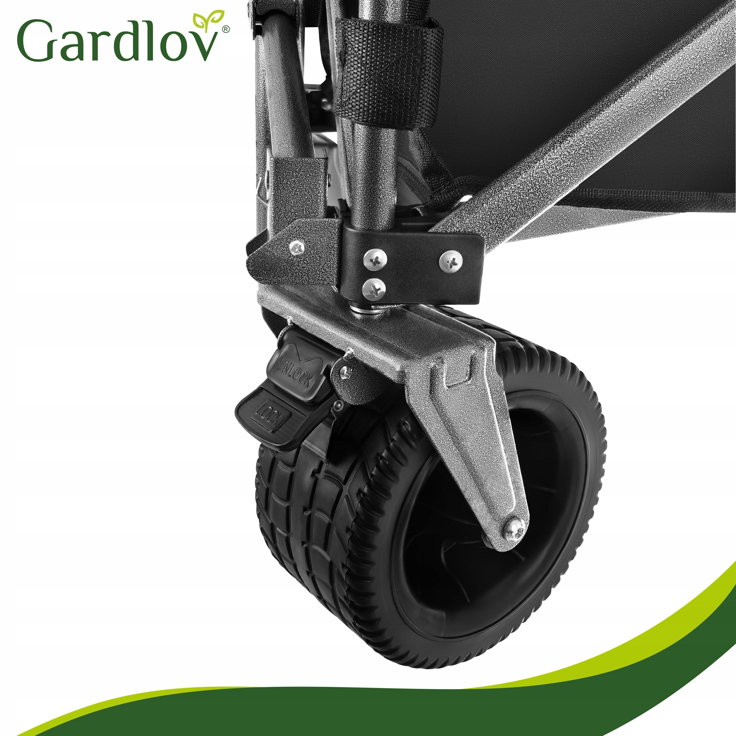 Transport Trolley Folding Garden Beach 200kg 150L Large Sand Wheels Wheels number 4