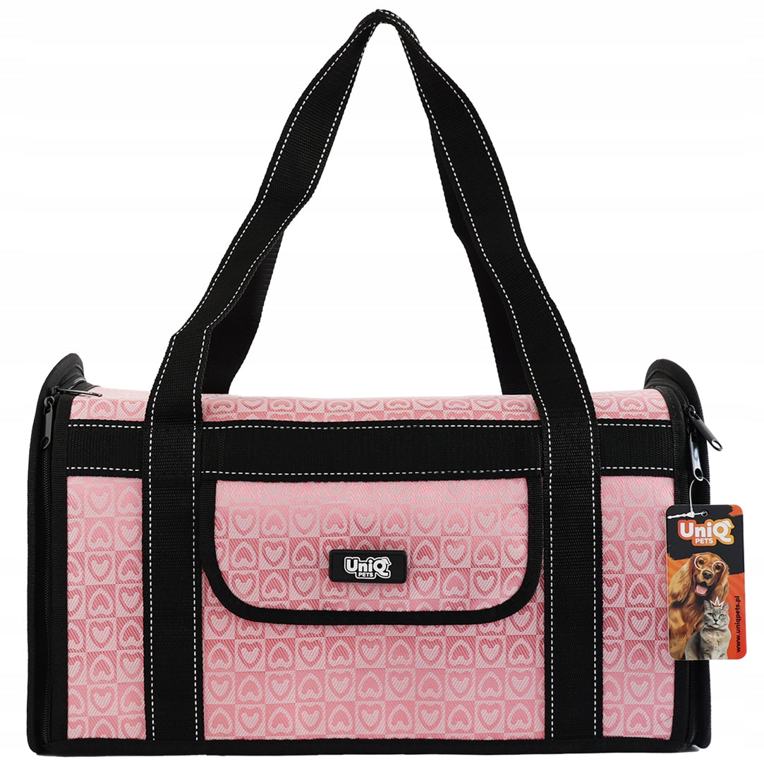 Transport bag for cat dog pink ROYALPAW Uniq Pets