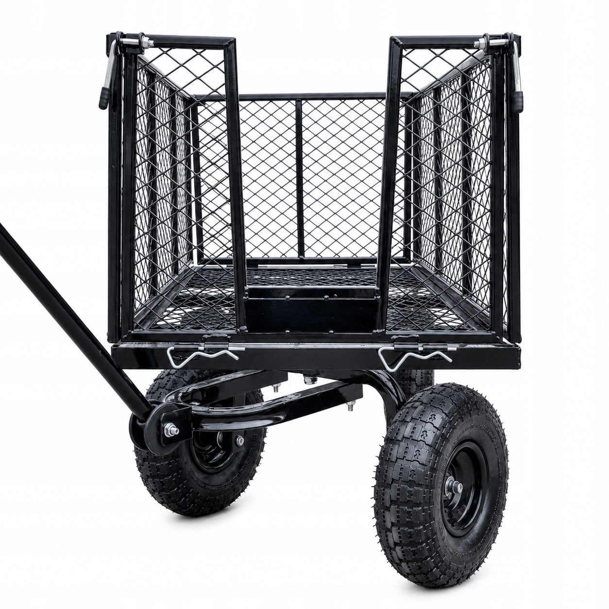 Transport garden trolley 200 L 300 kg with tarpaulin and folding side Product weight with unit packaging 15 kg