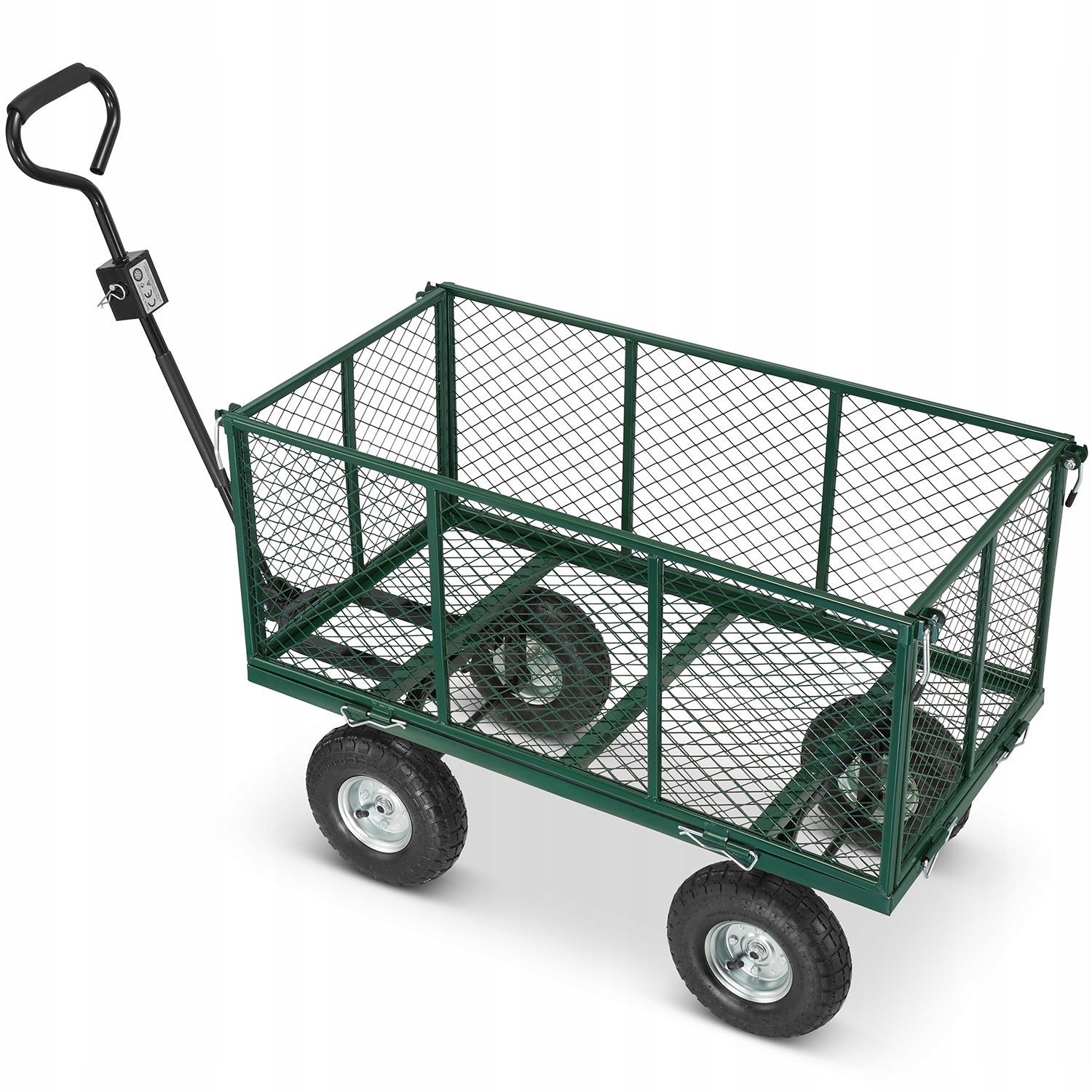 Transport garden trolley with net trailer HIGHER 250 L 450 kg Packaging status original