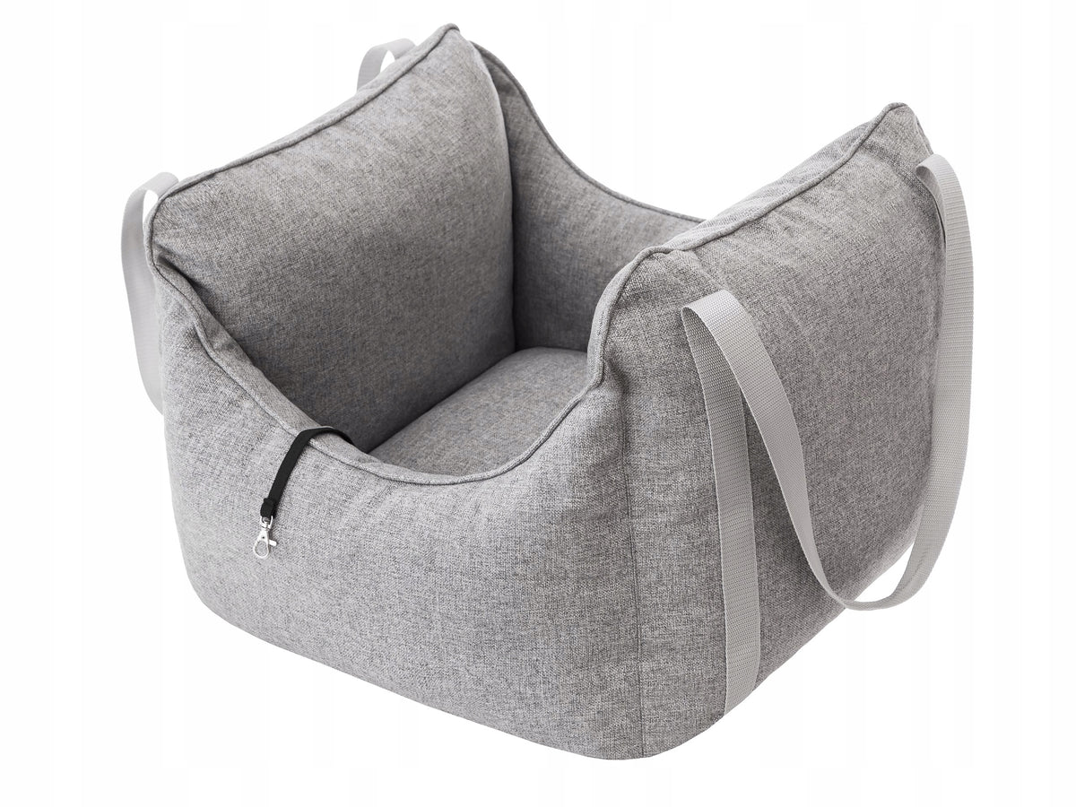 Transport seat for dog or cat to car with clasp 60x55cm