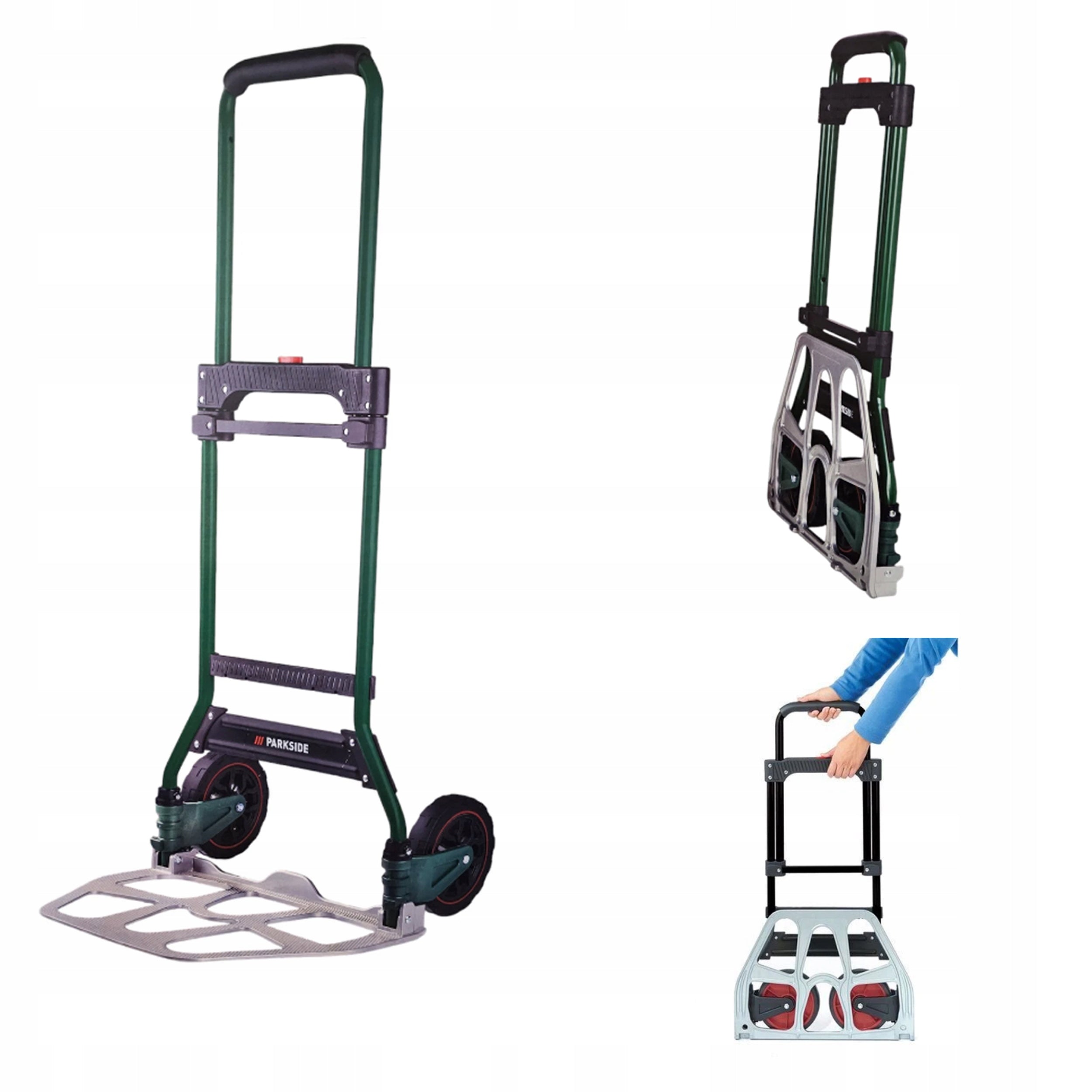 Transport trolley milling machine 100kg adjustment folding for trunk only 82cm