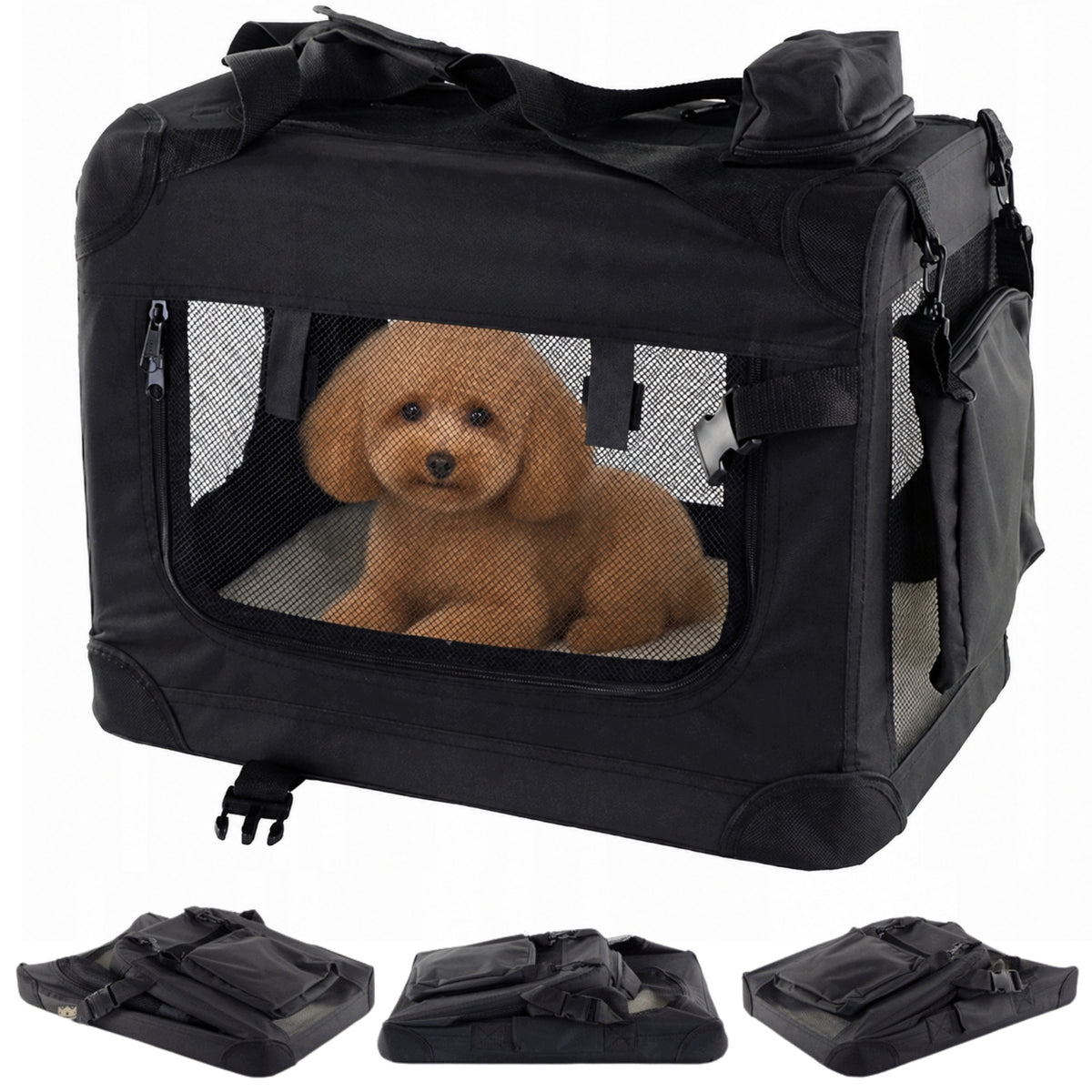 Transporter Cat Dog Carrying Bag For Car 50x34x36 Cm