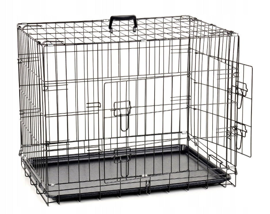 Transporter Metal Kennel Cage Playpen for Dog L 91/60/66cm (36) Packaging status original