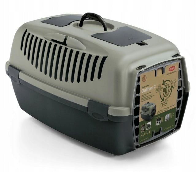 Transporter Stefanplast Gulliver 2 Green Line Grey-Green 55cm 1597048
