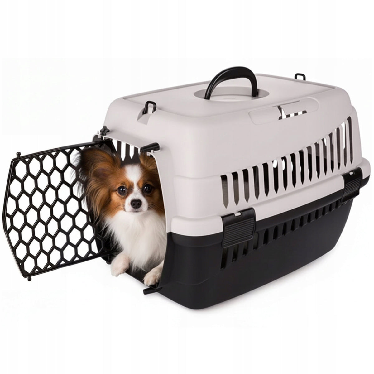 Transporter for Cat Dog 33x50x33 cm - Abba S Grey, For Car