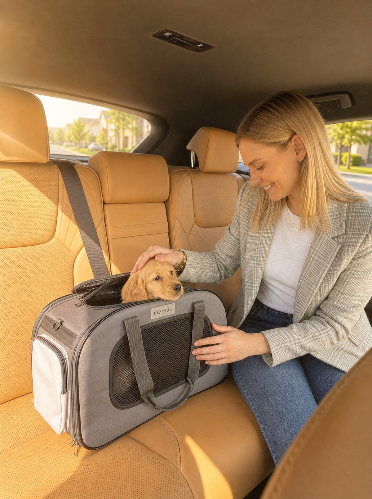 Transporter for cat dog car bag light Mersjo Voyager 8kg Manufacturer code CP2905-VOYAGER-GREY