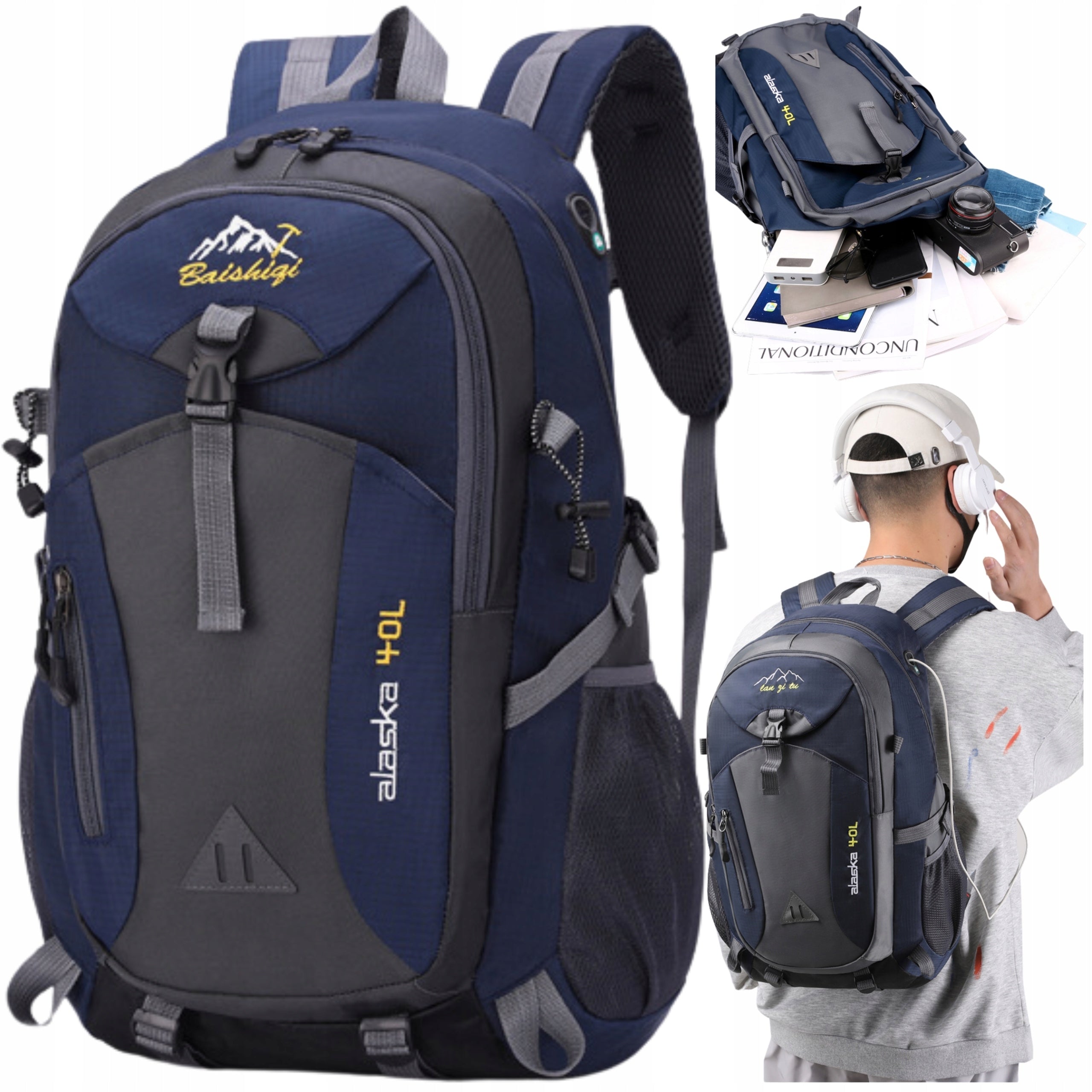 Travel BACKPACK for urban trekking aircraft for expeditions LARGE