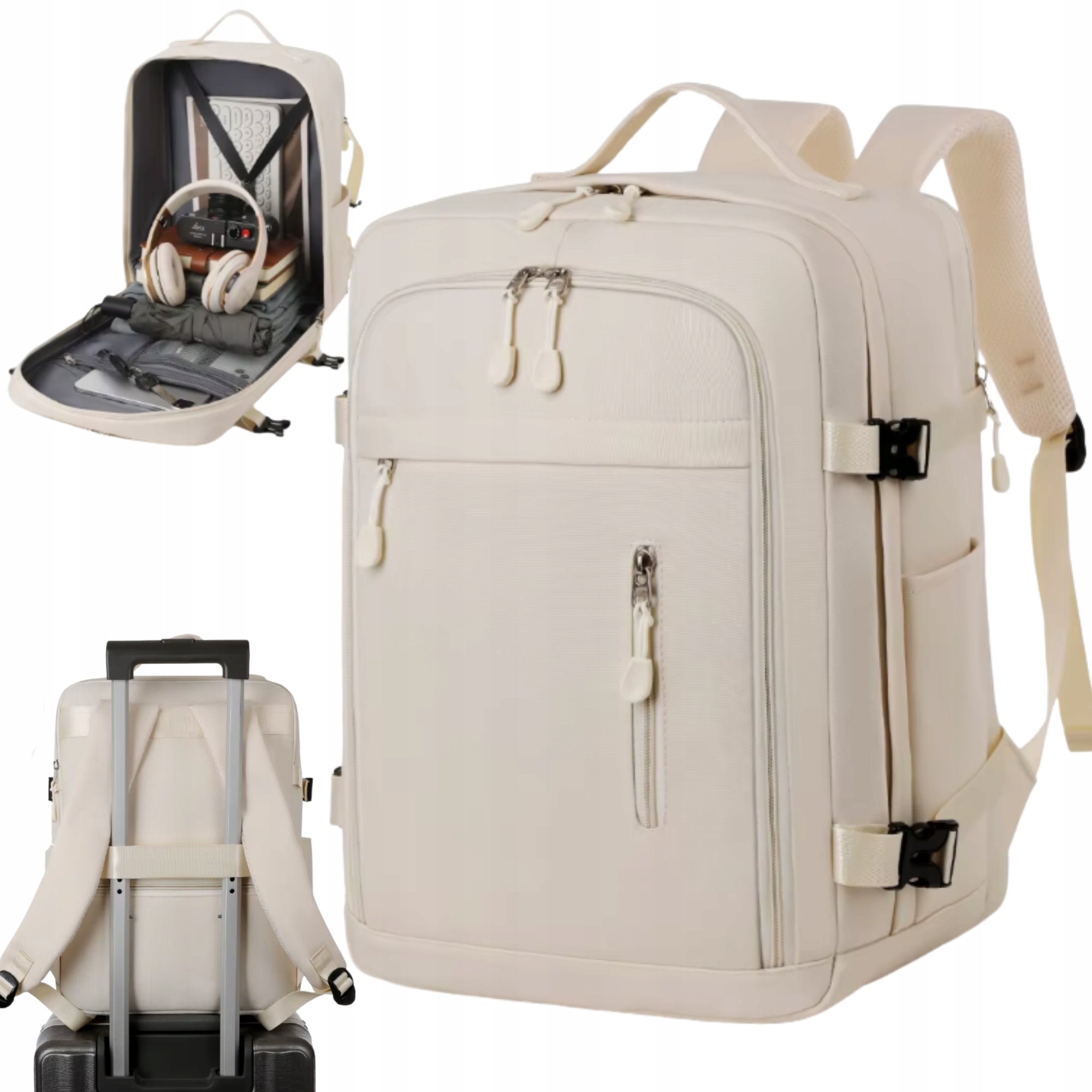 Travel Backpack Hand Luggage for Airplane Cabin 40x30x20 RYANAIR WIZZAIR