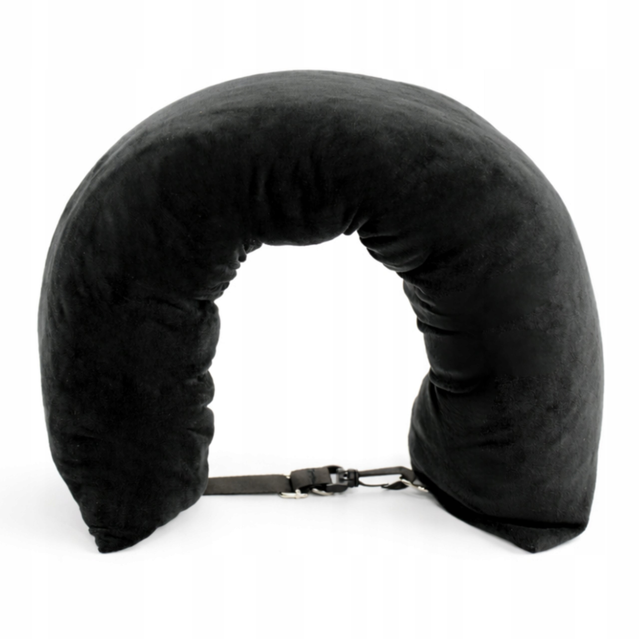 Travel Pillow FOR PUSHING on Clothes croissant 2in1 FREE Neck LUGGAGE Manufacturer code PODUSZKA PODRÓŻNA Czarna