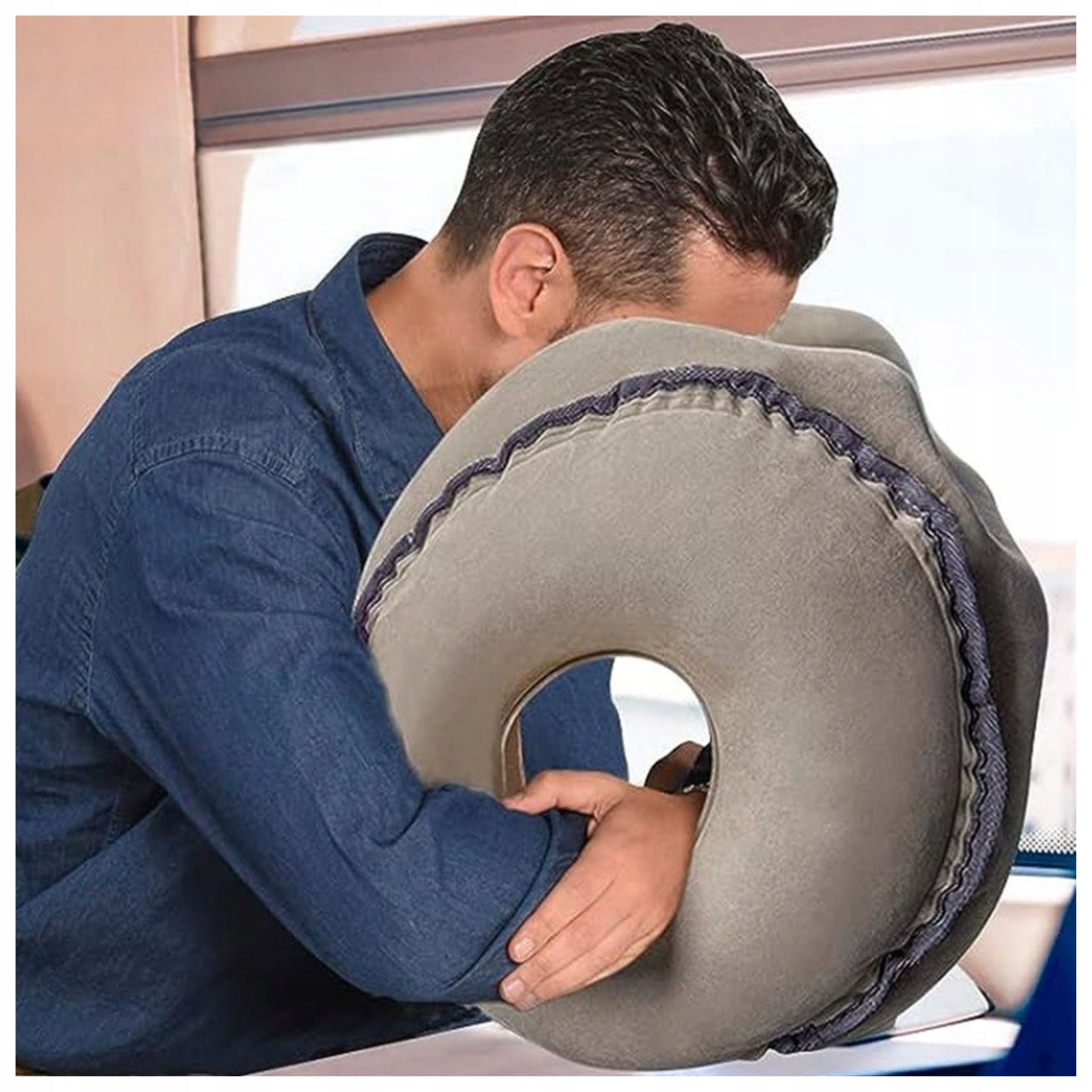 Travel Pillow For Sleeping Airplane Train Car Inflatable Manufacturer code 5907006043978