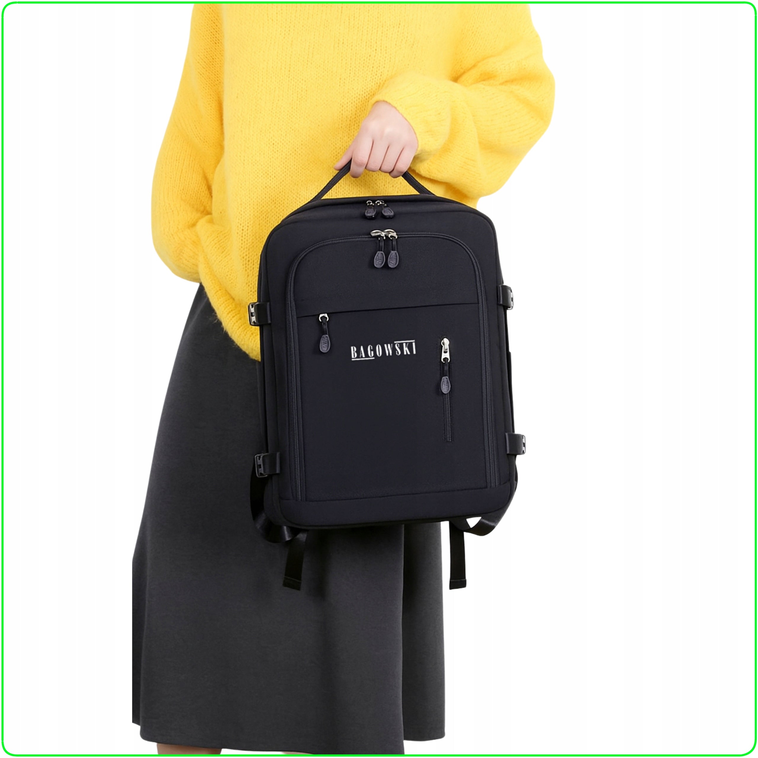 Travel backpack hand luggage 40x30x20 Ryanair WizzAir BAGOWSKI Packaging status original