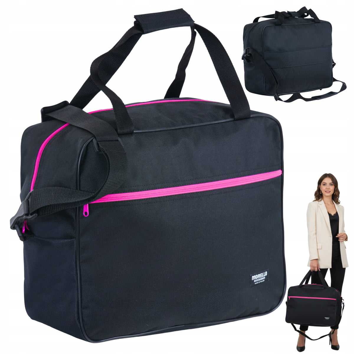 Travel bag 40x30x20 cabin Free luggage Ryanair Wizzair Product PL