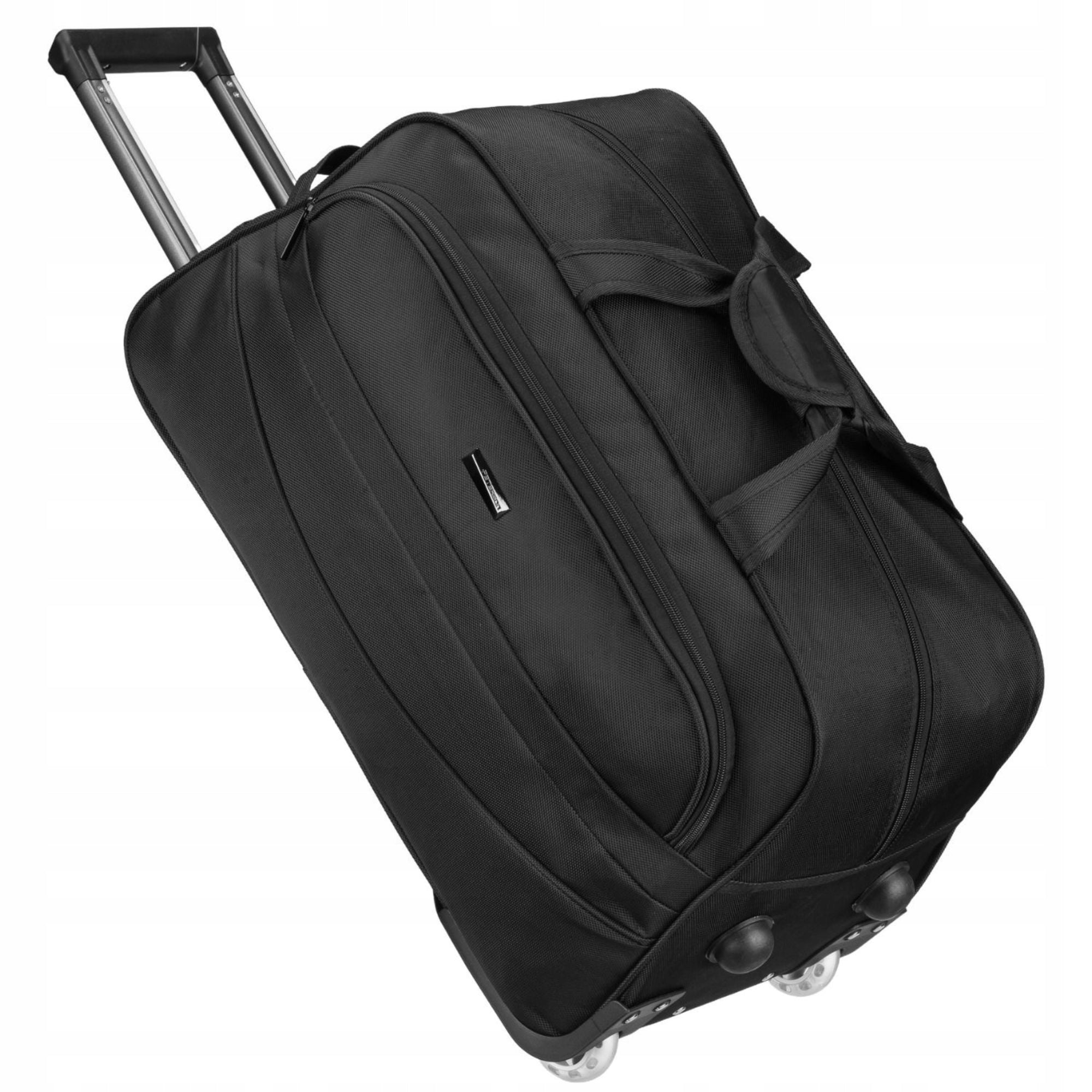 Travel bag on wheels Peterson with retractable handle tourist luggage