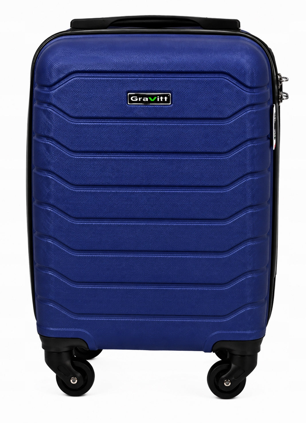 Travel cabin suitcase on wheels for airplane hand luggage Gravitt 931 Manufacturer code MM/NAVY 931