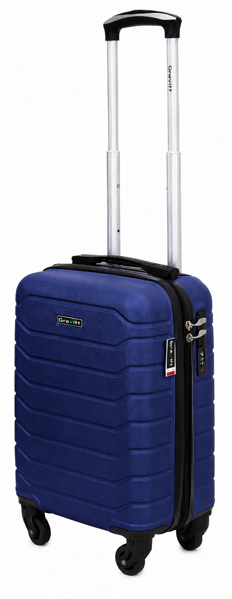 Travel cabin suitcase on wheels for airplane hand luggage Gravitt 931