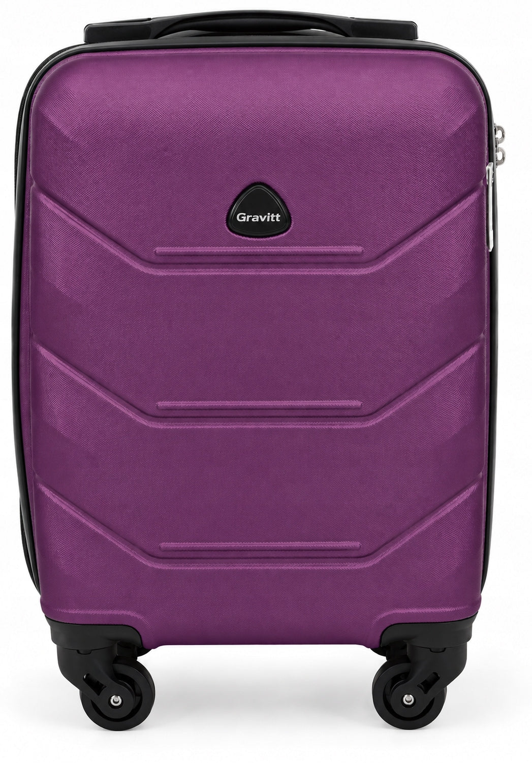 Travel cabin suitcase on wheels for airplane hand luggage Gravitt 951 Manufacturer code MM/PEARL PURPLE 951