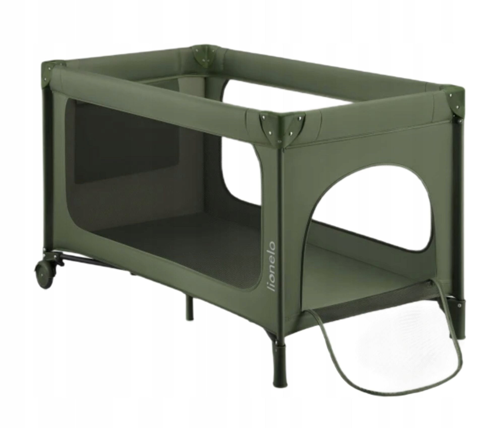 Travel cot LIONELO Jasmin Easy Fold Olive Brand Lionelo