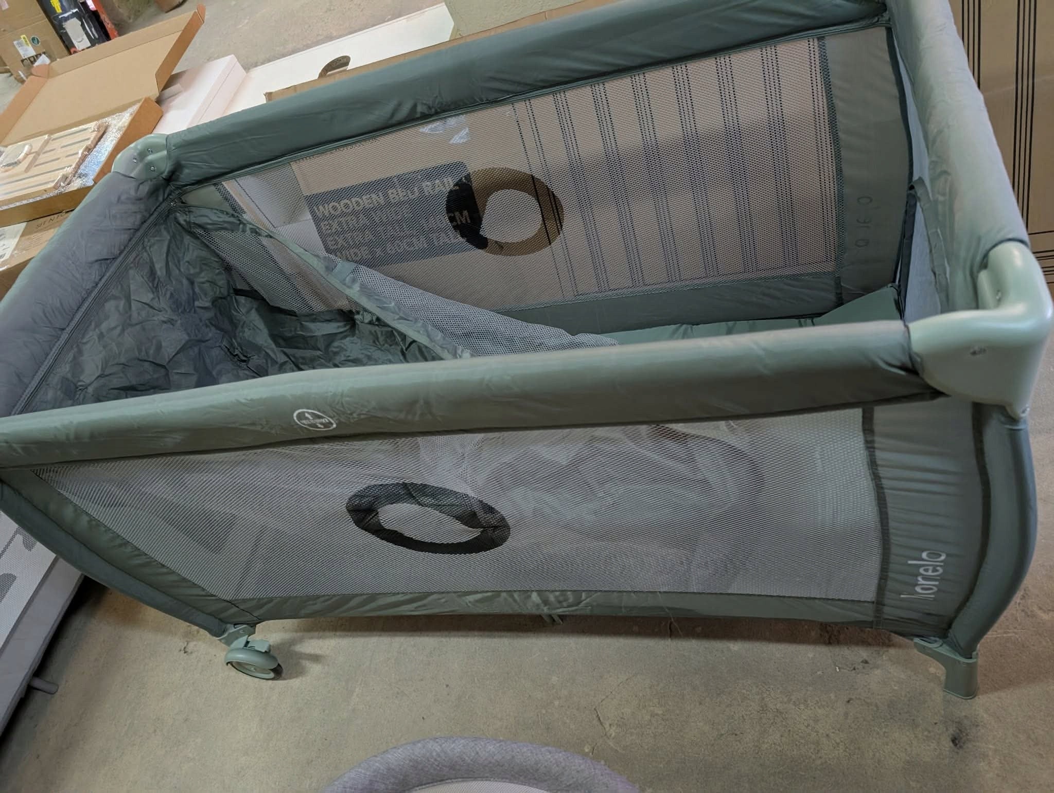 Travel cot LIONELO Stefi Plus Green Brand Lionelo