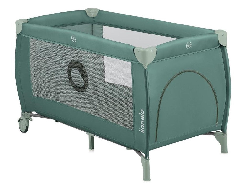 Travel cot LIONELO Stefi Plus Green