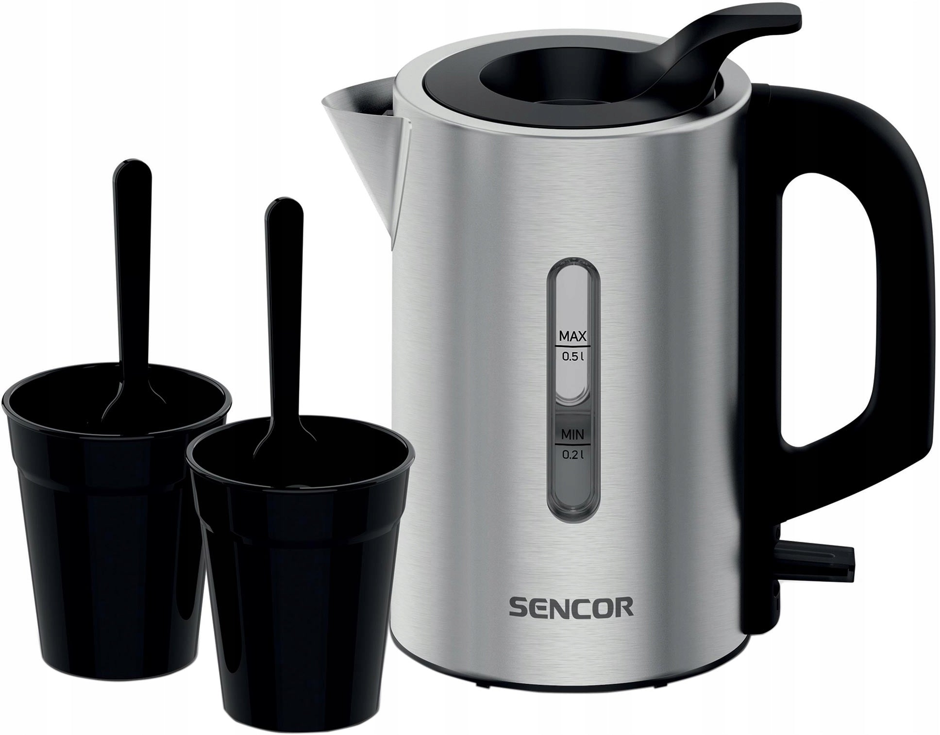 Travel electric kettle Sencor SWK170SS 1100W 0.5L+CUPS