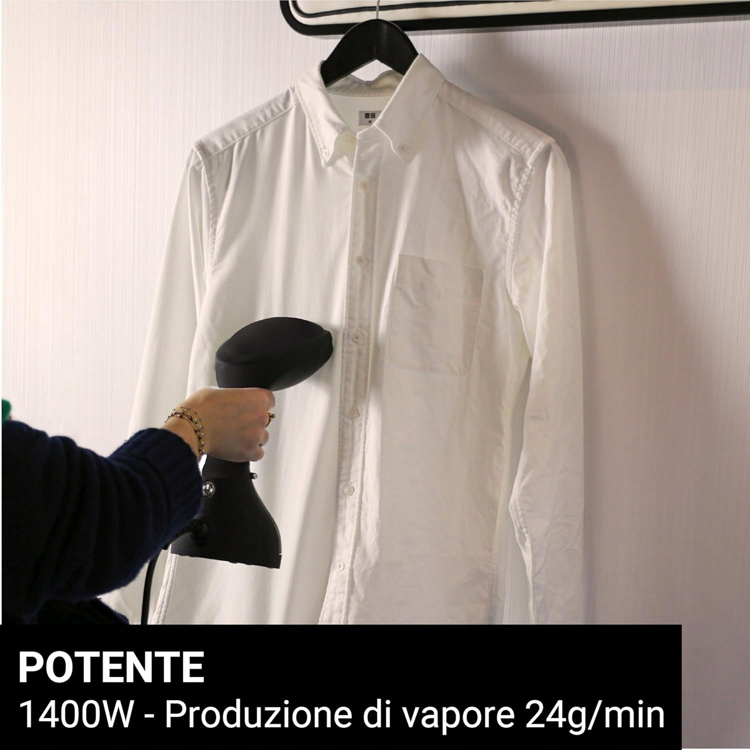 Travel steamer for clothes SteamOne EUTAC140B 1400W 30s black Brand SteamOne