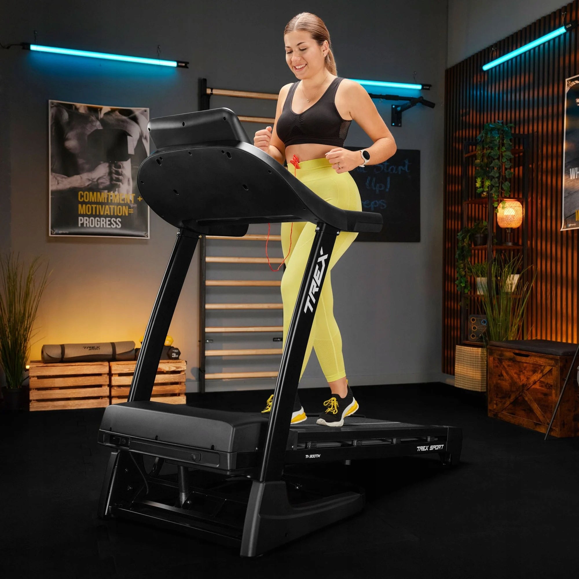 Treadmill Home Electric Folding Inclination Angle 18 KM/H TECK TREX SPORT Model other