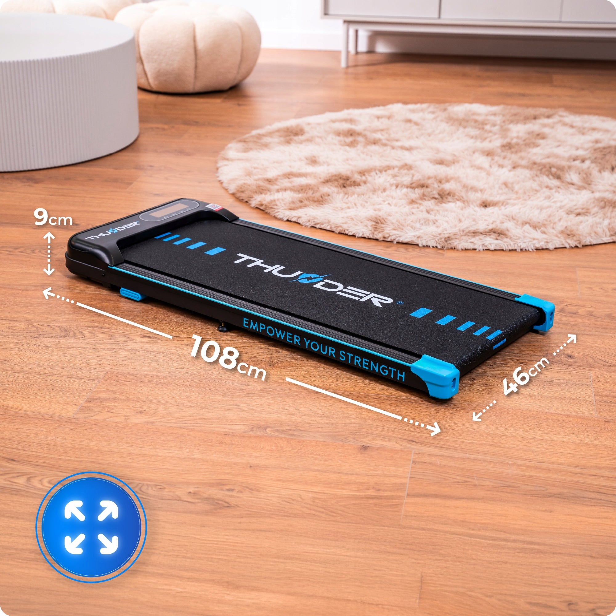 Treadmill small home under desk bed 6km electric training walkingpad Packaging status original