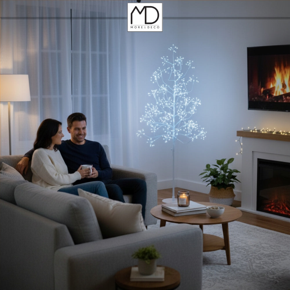 Tree 120 cm 300 LED Christmas tree eco decoration IP44 LEDs cold color Packaging status original