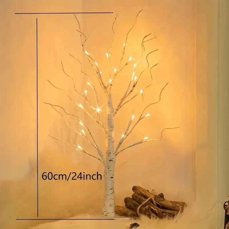 Tree glowing LED 60cm decoration Christmas decorations birch white 24 LEDs EAN (GTIN) 5904496230116