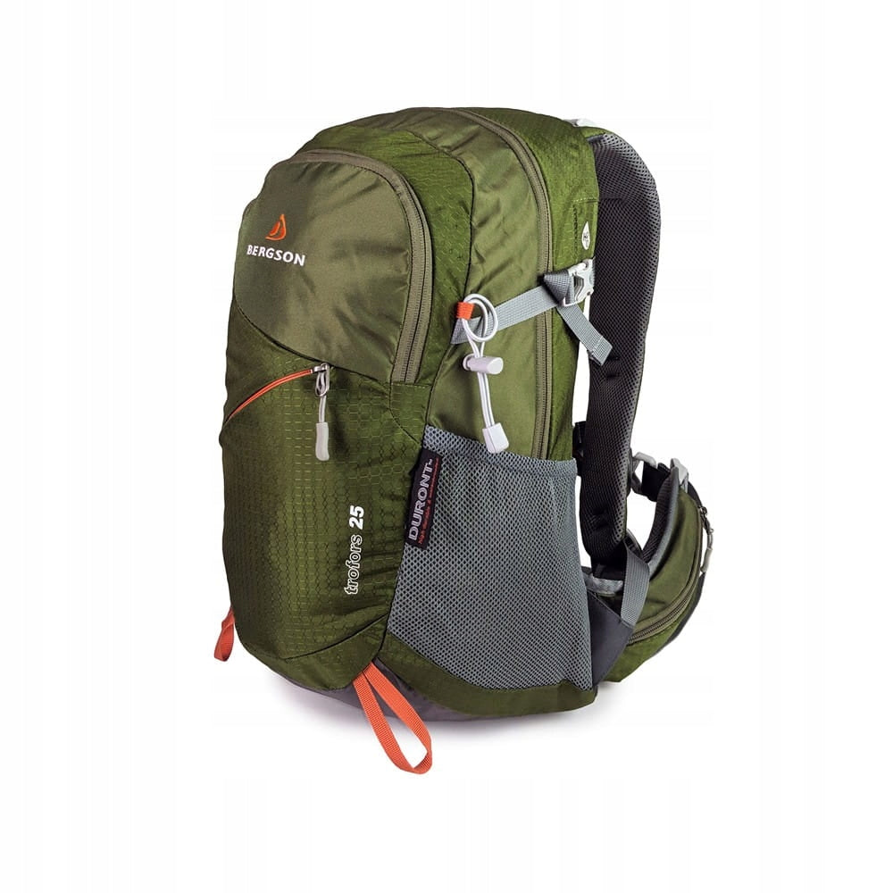 Trekking backpack BERGSON TROFORS 25L GREEN hiking H2O cover Packaging status original