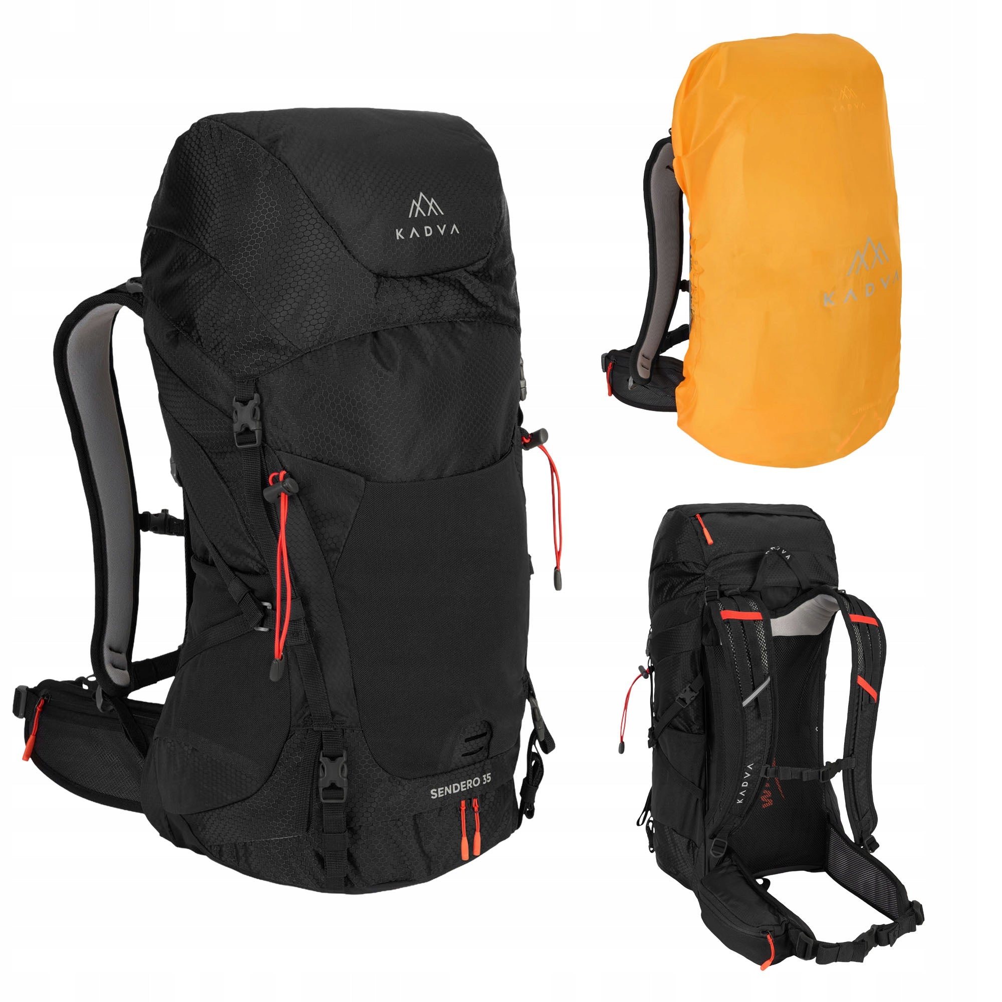 Trekking backpack KADVA Sendero 35l HIKING TRAVEL LUGGAGE LARGE IN THE MOUNTAINS
