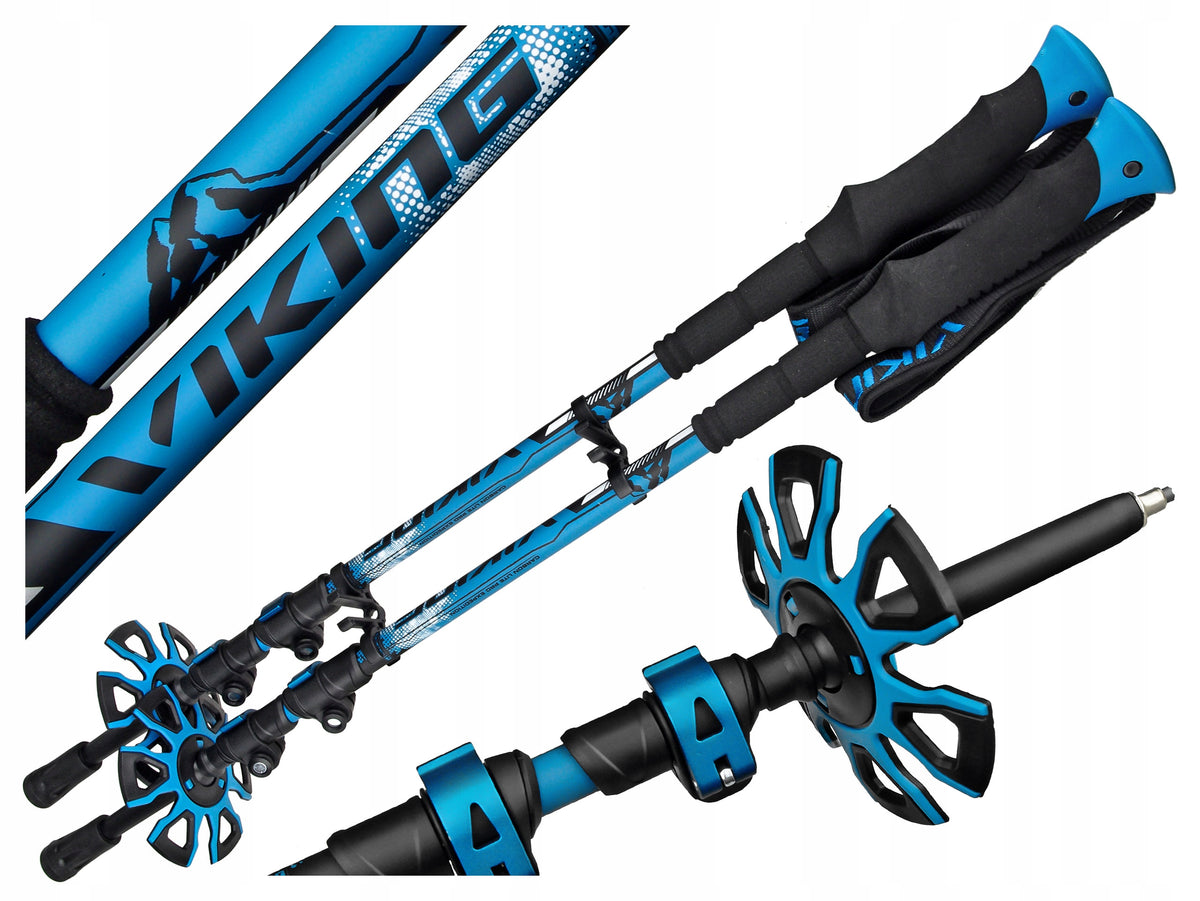 Trekking poles skitour Viking Vario Tour length adjustable 67-135 cm EAN (GTIN) 5901115763451