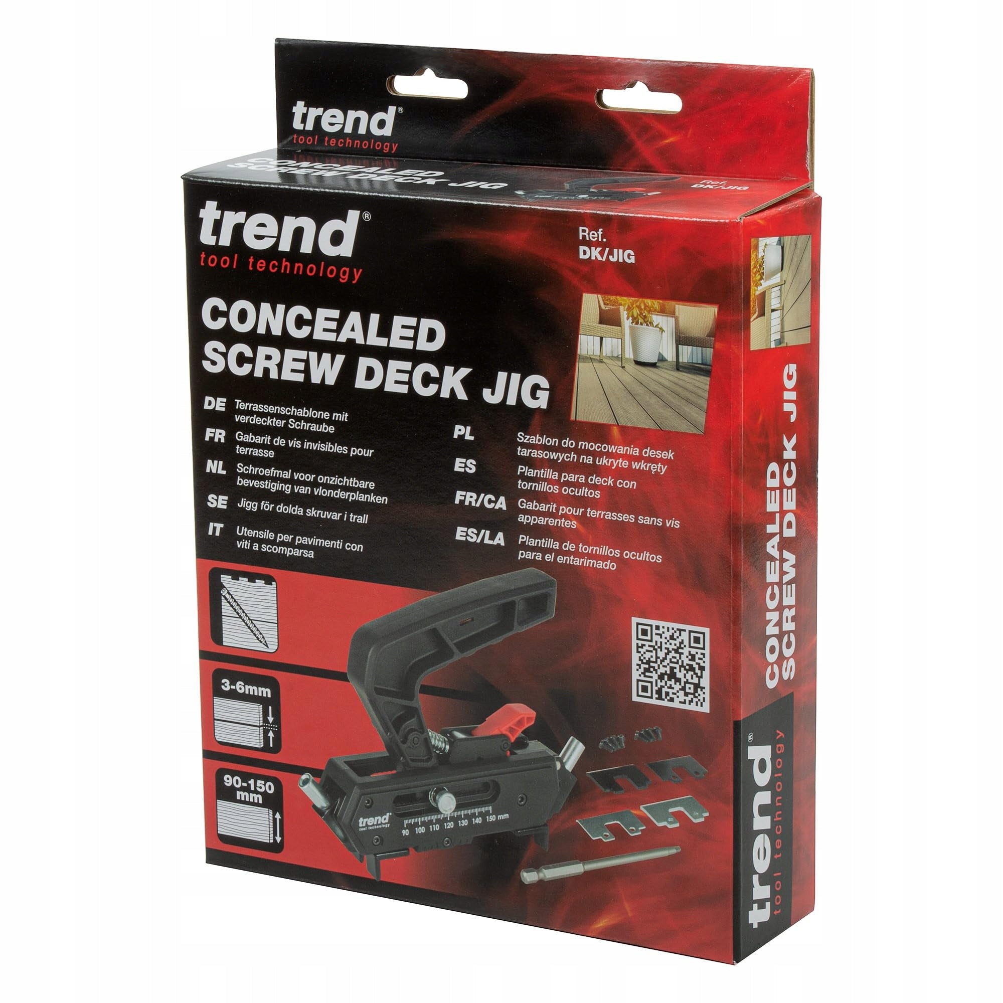Trend DK/JIG concealed terrace installation device 90-150mm Manufacturer code 5027654085851