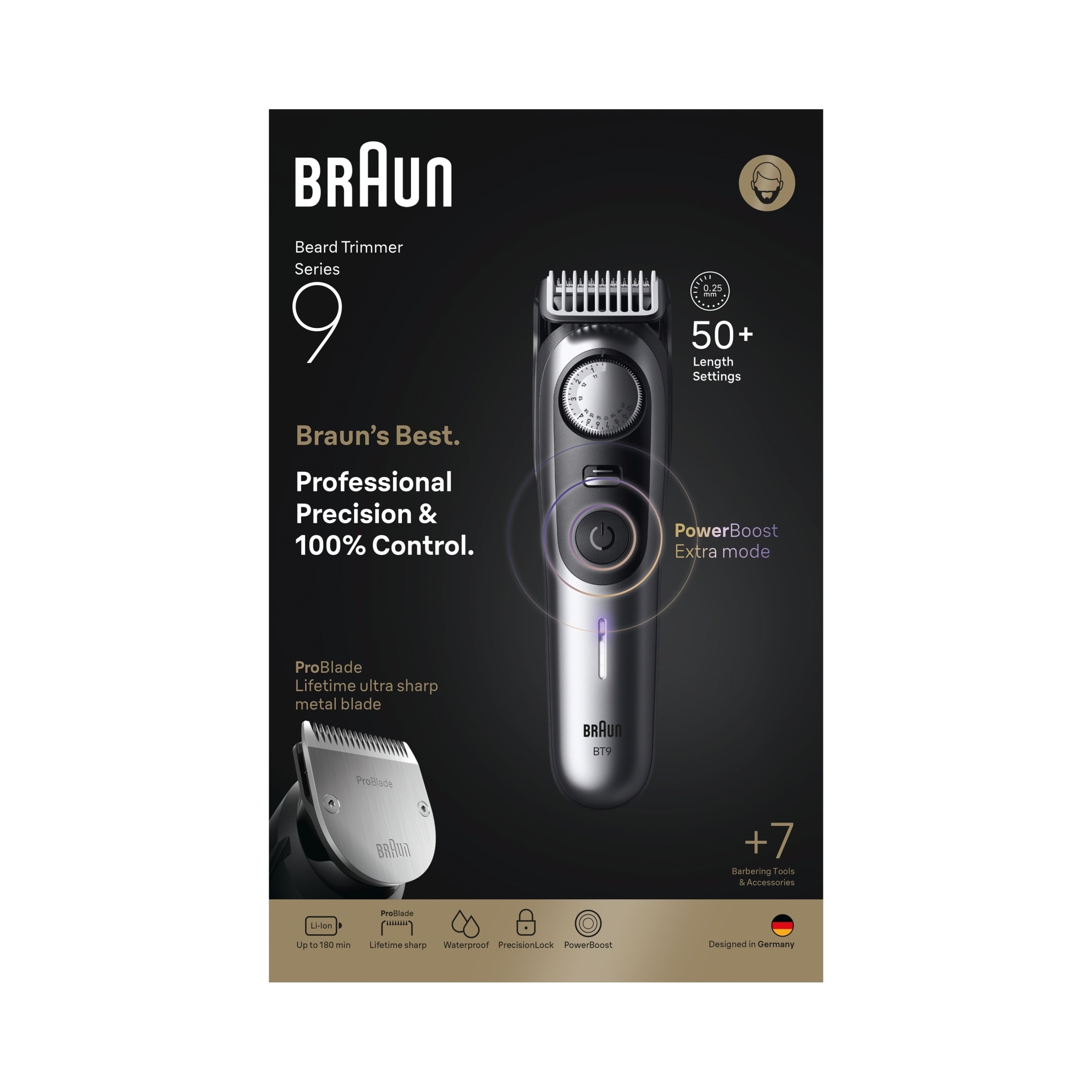 Trimmer Braun Series 9 BT9520 silver
