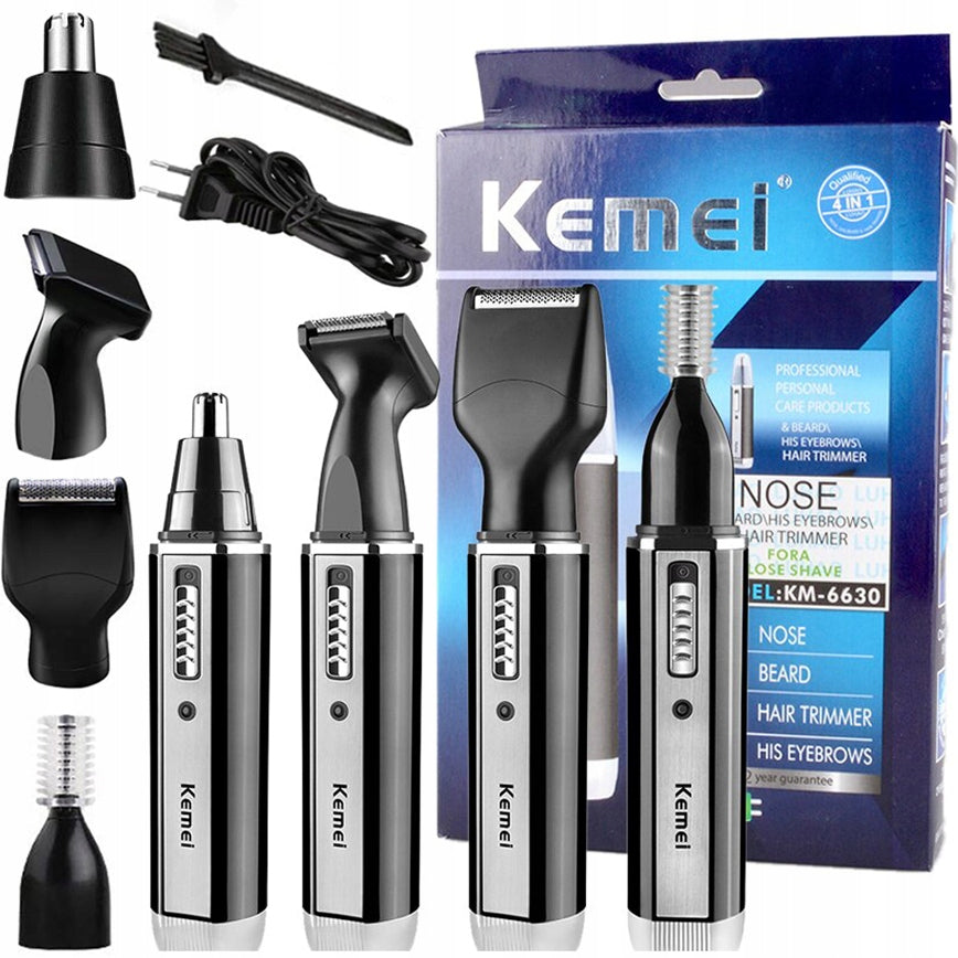 Trimmer SHAVER Kemei 4in1 Eyebrow Nose Clipper MULTIFUNCTIONAL