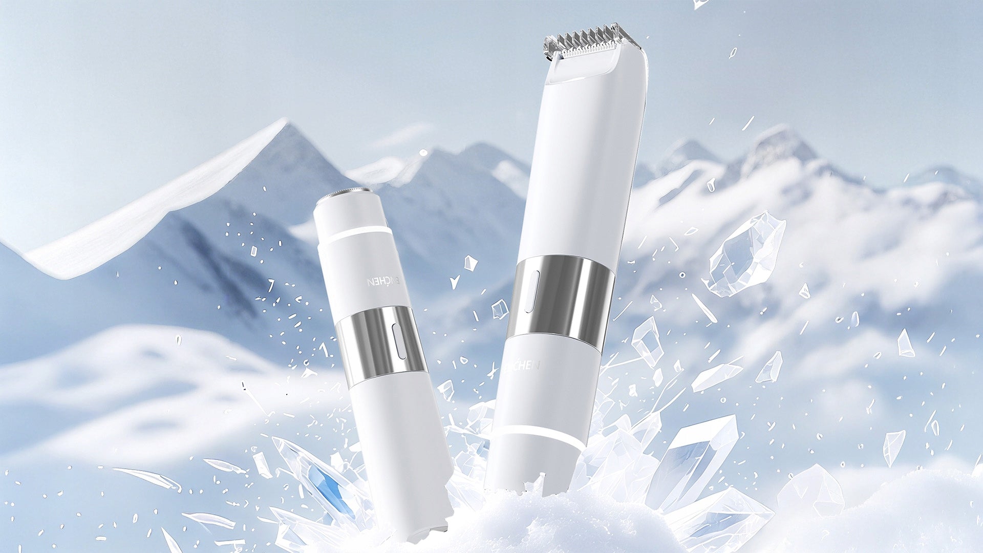 Trimmer Women's Armpit Hair Clipper Wireless ENCHEN A3 Manufacturer code A3 Trymer Lady Biały