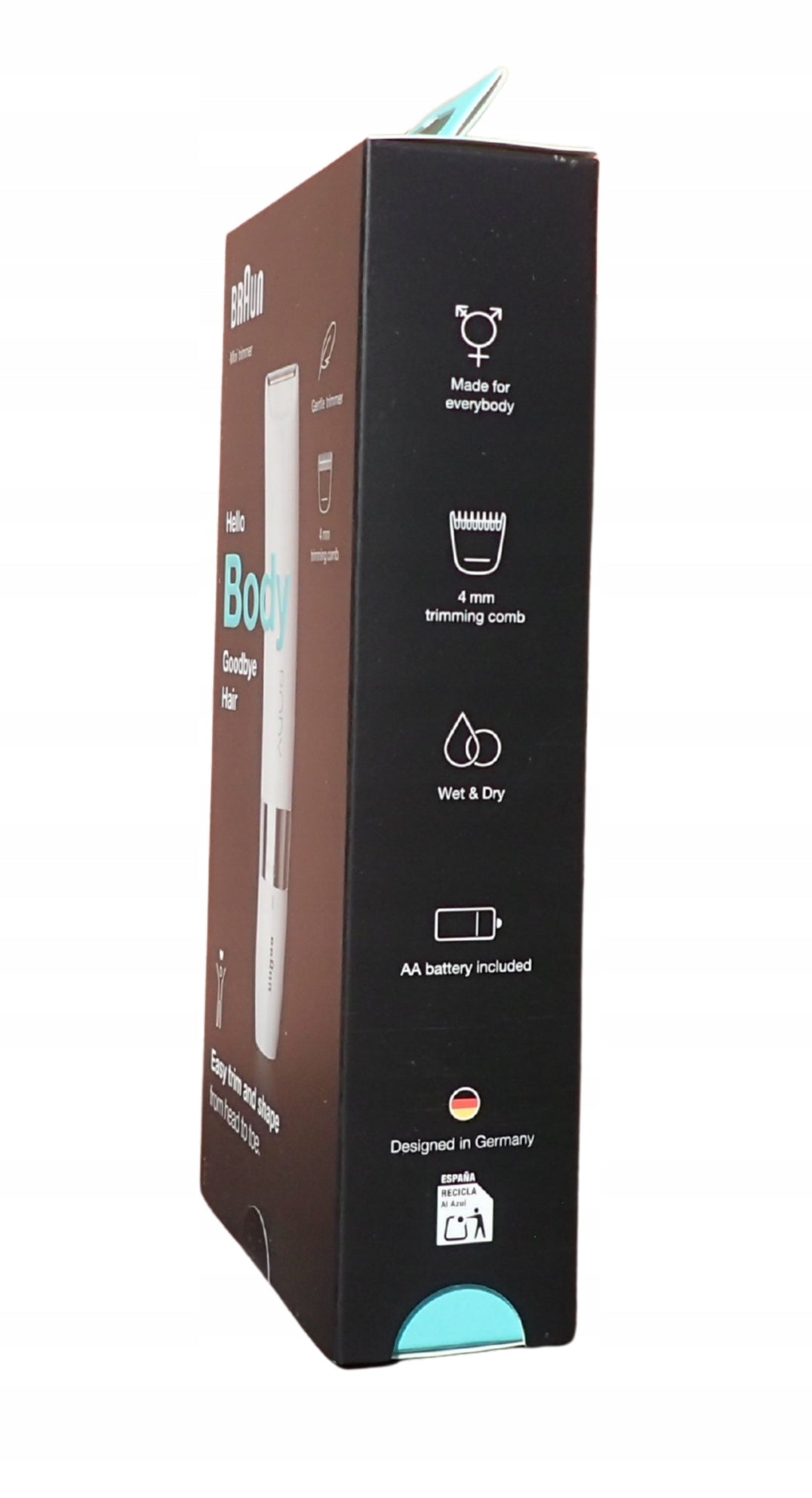 Trimmer Women's Men's Wireless Body Machine Bikini Braun BS1000 Packaging status original