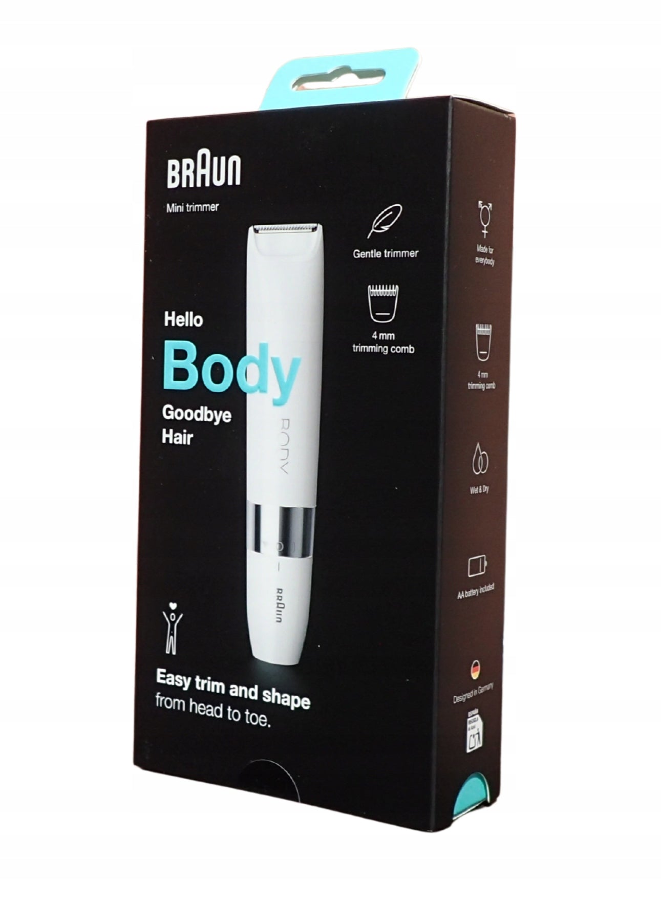 Trimmer Women's Men's Wireless Body Machine Bikini Braun BS1000